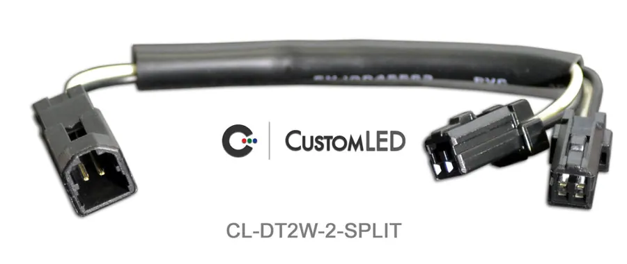 Ducati OEM Turn Signal Y-Splitter Connectors, 2-Wire (pair), Type 2