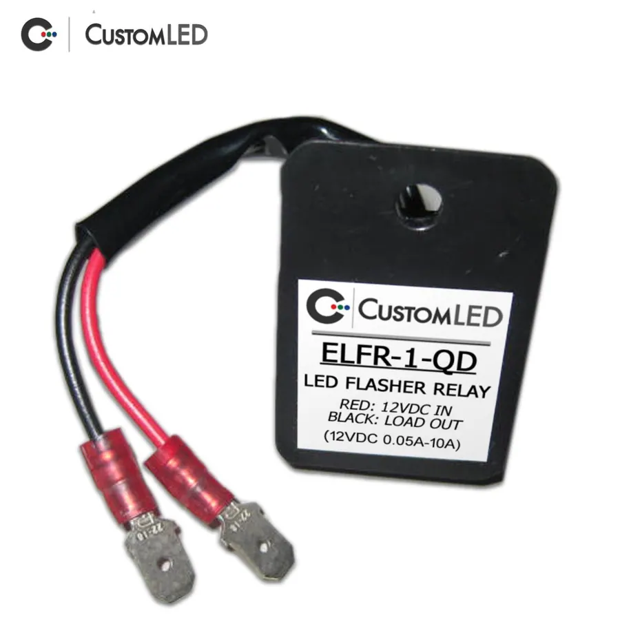 ELFR-1-QD Electronic LED Flasher Relay with Quick Disconnects