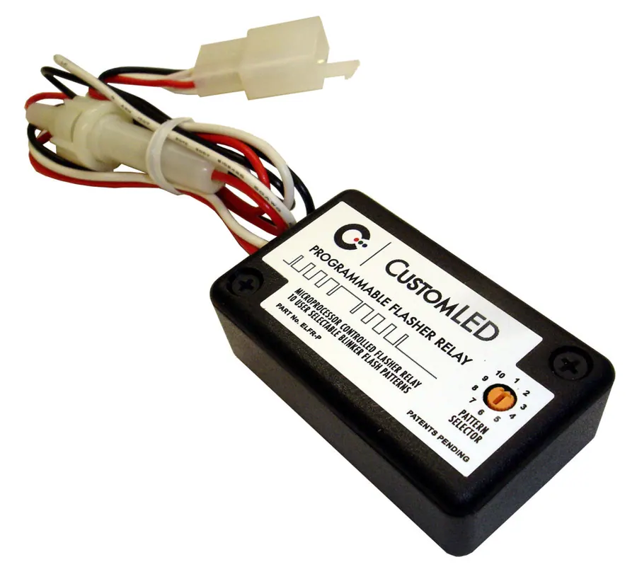ELFR-P Programmable Electronic LED Flasher Relay with OEM Connector (photo 2)